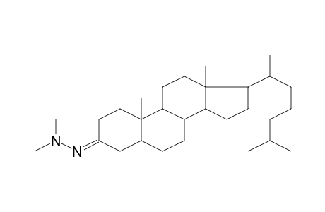 Cholestan-3-one, dimethylhydrazone, (5.alpha.)-