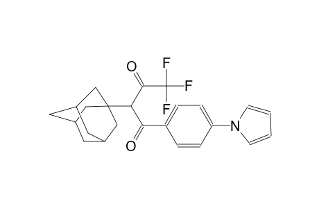 1,3-butanedione, 4,4,4-trifluoro-1-[4-(1H-pyrrol-1-yl)phenyl]-2-tricyclo[3.3.1.1~3,7~]dec-1-yl-