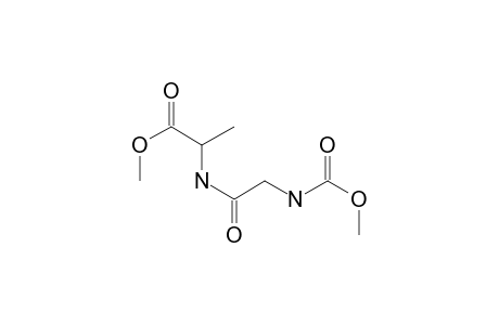 gly-ala, N-Methoxycarbonyl-, methyl ester