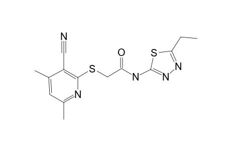 Acetamide, 2-(3-cyano-4,6-dimethyl-2-pyridylthio)-N-(5-ethyl-1,3,4-thiadiazol-2-yl)-