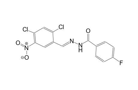 benzoic acid, 4-fluoro-, 2-[(E)-(2,4-dichloro-5-nitrophenyl)methylidene]hydrazide