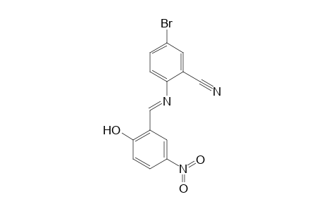 5-Bromo-2-(2-hydroxy-5-nitrobenzylideneamino)benzonitrile