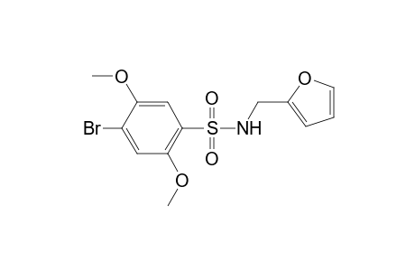 4-Bromo-N-furan-2-ylmethyl-2,5-dimethoxy-benzenesulfonamide