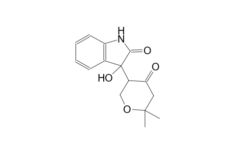 3-(6,6-dimethyl-4-oxotetrahydro-2H-pyran-3-yl)-3-hydroxy-1,3-dihydro-2H-indol-2-one