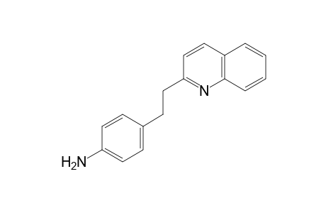 Benzenamine, 4-[2-(2-quinolinyl)ethyl]-