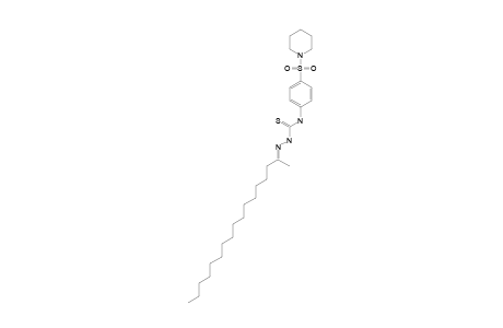 2-heptadecanone, 4-[p-(piperidinosulfonyl)phenyl]thiosemicarbazone