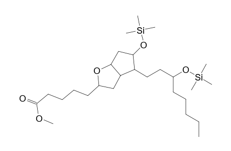 5-[5-trimethylsilyloxy-4-(3-trimethylsilyloxyoctyl)-3,3a,4,5,6,6a-hexahydro-2H-cyclopenta[b]furan-2-yl]pentanoic acid methyl ester