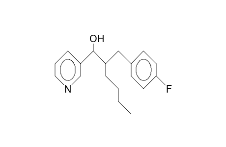 3-Pyridinemethanol, .alpha.-[1-[(4-fluorophenyl)methyl]pentyl]-