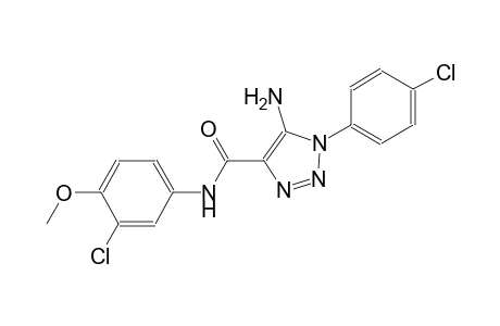 1H-1,2,3-triazole-4-carboxamide, 5-amino-N-(3-chloro-4-methoxyphenyl)-1-(4-chlorophenyl)-