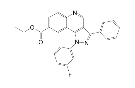 ethyl 1-(3-fluorophenyl)-3-phenyl-1H-pyrazolo[4,3-c]quinoline-8-carboxylate