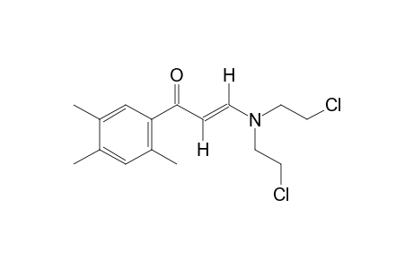 Trans-3-[bis(2-chloroethyl)amino]-2',4',5'-trimethylacrylophenone