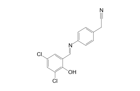 {p-[(3,5-dichlorosalicylxdene)amino]phenyl}acetonitrile
