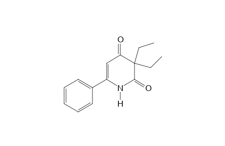 3,3-diethyl-6-phenyl-2,4(1H,3H)-pyridinedione