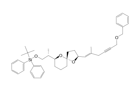 #7E;(1'-E,2-S,5-R,7-S,1''-S)-(+)-2-(6'-BENZYLOXY-2'-METHYL-1'-HEXEN-4'-YN-1'-YL)-7-[2''-(TERT.-BUTYLDIPHENYLSILYLOXY)-1''-METHYLETHYL]-1,6-DIOXASPIRO-[4.5]-DECANE