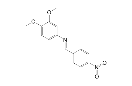 4-(4-Nitrobenzylideneamino)veratrole