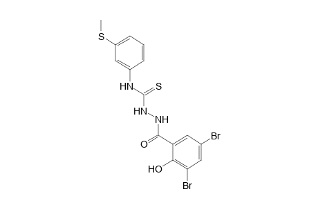 1-(3,5-dibromosalicyloyl)-4-[m-(methylthio)phenyl]-3-thiosemicarbazide