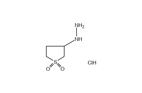 1-(tetrahydro-3-thienyl)hydrazine, S,S-dioxide, monohydrochloride