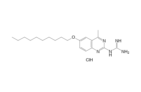 [6-(decyloxy)-4-methyl-2-quinazolinyl]guanidine, monohydrochloride