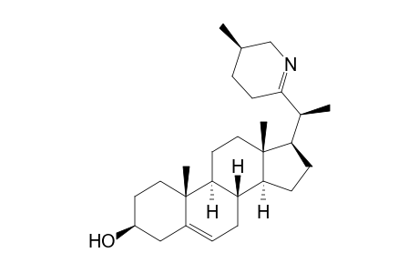 25-ISOVERAZINE=(25R)-22,26-EPIMINOCHOLESTA-5,22(N)-DIEN-3-BETA-OL