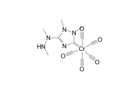 PENTACARBONYL-[1,2-DIHYDRO-1,2-DIMETHYL-5-(1,2-DIMETHYLHYDRAZINO)-1,2,4-TRIAZOLE-3-YLIDEN]-CHROMIUM