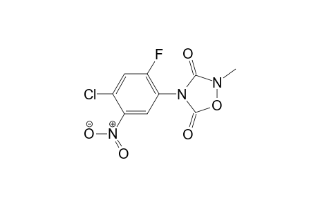 2-Methyl-4-(4'-chloro-2'-fluoro-5'-nitrophenyl)-1,2,4-oxadiazolidine-3,5-dione