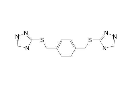 Benzene, 1,4-di(4H-1,2,4-triazol-3-ylthiomethyl)-