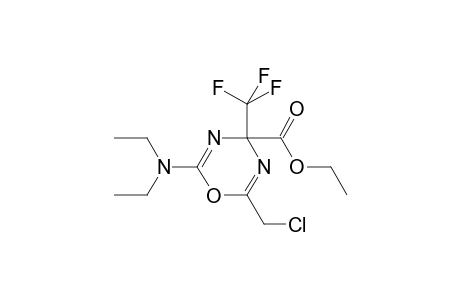ethyl 2-(chloromethyl)-6-(diethylamino)-4-(trifluoromethyl)-4H-1,3,5-oxadiazine-4-carboxylate