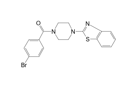 benzothiazole, 2-[4-(4-bromobenzoyl)-1-piperazinyl]-