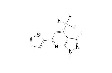 1,3-dimethyl-6-(2-thienyl)-4-(trifluoromethyl)-1H-pyrazolo[3,4-b]pyridine