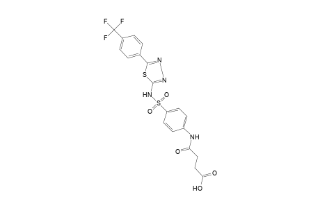 4'-{[5-(alpha,alpha,alpha-TRIFLUORO-p-TOLYL)-1,3,4-THIADIAZOL-2-YL]SULFAMOYL}SUCCINANILIC ACID