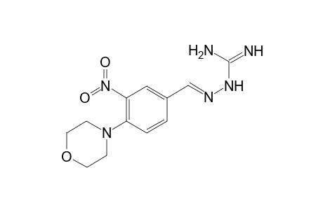 (2E)-2-[4-(4-Morpholinyl)-3-nitrobenzylidene]hydrazinecarboximidamide