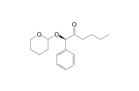 (1R)-1-Phenyl-1-tetrahydropyran-(2rs)-2-yloxyhexane-2-one