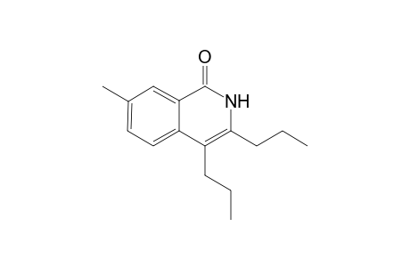 7-Methyl-3,4-di-n-propylisoquinolin-1(2H)-one