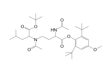 tert-Butyl 2-(acetyl[3-(acetylamino)-4-(2,6-ditert-butyl-4-methoxyphenoxy)-4-oxobutyl]amino)-4-methylpentanoate