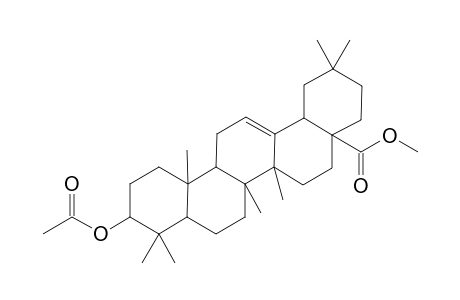 Olean-12-en-28-oic acid, 3-(acetyloxy)-, methyl ester, (3beta)-