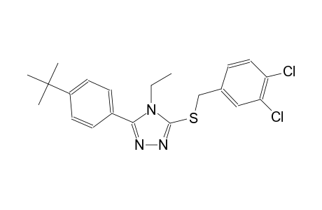 5-(4-tert-butylphenyl)-4-ethyl-4H-1,2,4-triazol-3-yl 3,4-dichlorobenzyl sulfide