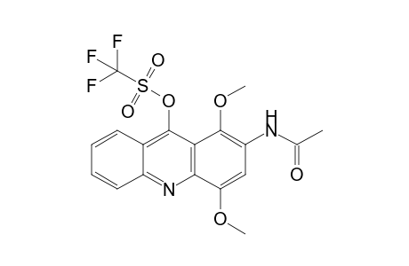 (2-acetamido-1,4-dimethoxy-acridin-9-yl) trifluoromethanesulfonate