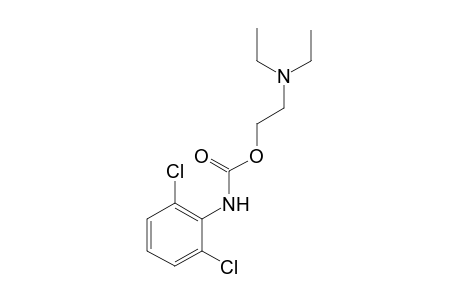 2,6-dichlorocarbanilic acid, 2-(diethylamino)ethyl ester