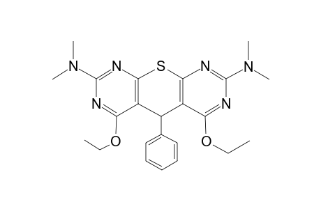 2,8-Bis(dimethylamino)-4,6-diethoxy-5-(phenyl)-5H-thiopyrano[2,3-d:6,5-d']dipyrimidine