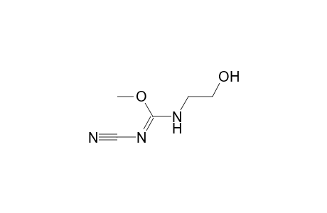 1-cyano-3-(2-hydroxyethyl)-2-methylpseudourea
