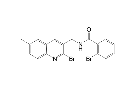 2-Bromo-N-((2-bromo-6-methylquinolin-3-yl)methyl)benzamide