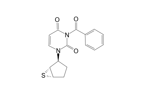 (+-)-3-Benzoyl-1-[(1RS,2SR,5SR)-6-thiabicyclo[3.1.0]hex-2-yl]pyrimidine-2,4(1H,3H)-dione