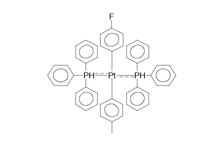 TRANS-BIS(TRIPHENYLPHOSPHINE)(PARA-TOLYL)(4-FLUOROPHENYL)PLATINA