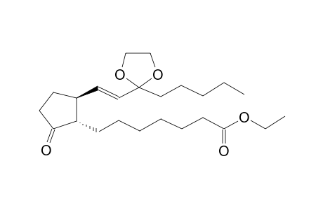 ETHYL ESTER 15-ETHYLENEDIOXY-9-OXO-13E-PROSTENOIC ACID