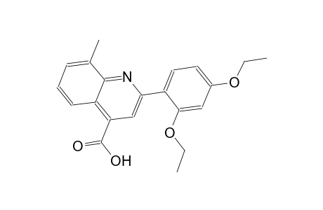 2-(2,4-diethoxyphenyl)-8-methyl-4-quinolinecarboxylic acid