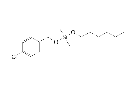 Silane, dimethyl(4-chlorobenzyloxy)hexyloxy-