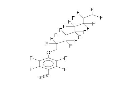 4-(1,1,9-TRIHYDROPERFLUORONONYLOXY)TETRAFLUOROPHENYLETHYNE