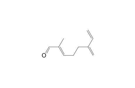 (2E)-2-methyl-6-methylene-octa-2,7-dienal