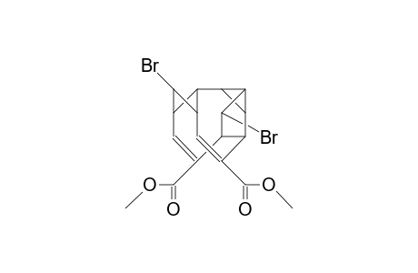 Dimethyl dibromo-octahydro-1,5,7-metheno-1H-cyclopropa(3,4)cyclopenta(1,2)cyclononene-3,9-dicarboxylate