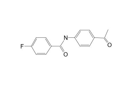 Benzamide, 4-fluoro-N-(4-acetylphenyl)-